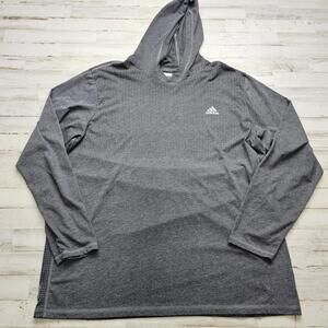Adidas Aeroknit Sweatshirt Men XXL Lightweight Hoodie Stretch Running Gym Casual